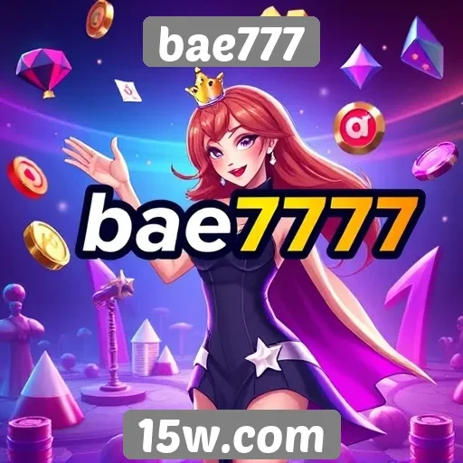Overview do site de jogos bae777